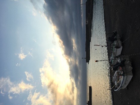 岩戸海岸　港　写真