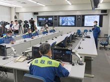 台風第7号に係る鳥取県・鳥取市災害対策本部 合同会議1