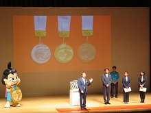 ねんりんピックはばたけ鳥取2024メダルデザイン発表・表彰式、鳥取県代表選手紹介1