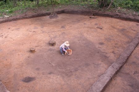 竪穴住居跡の検出