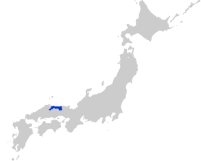 鳥取県の位置図